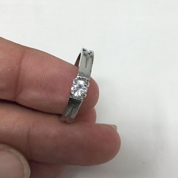 1/4 ct CZ Wedding Band (UC3) - Picture 1 of 7